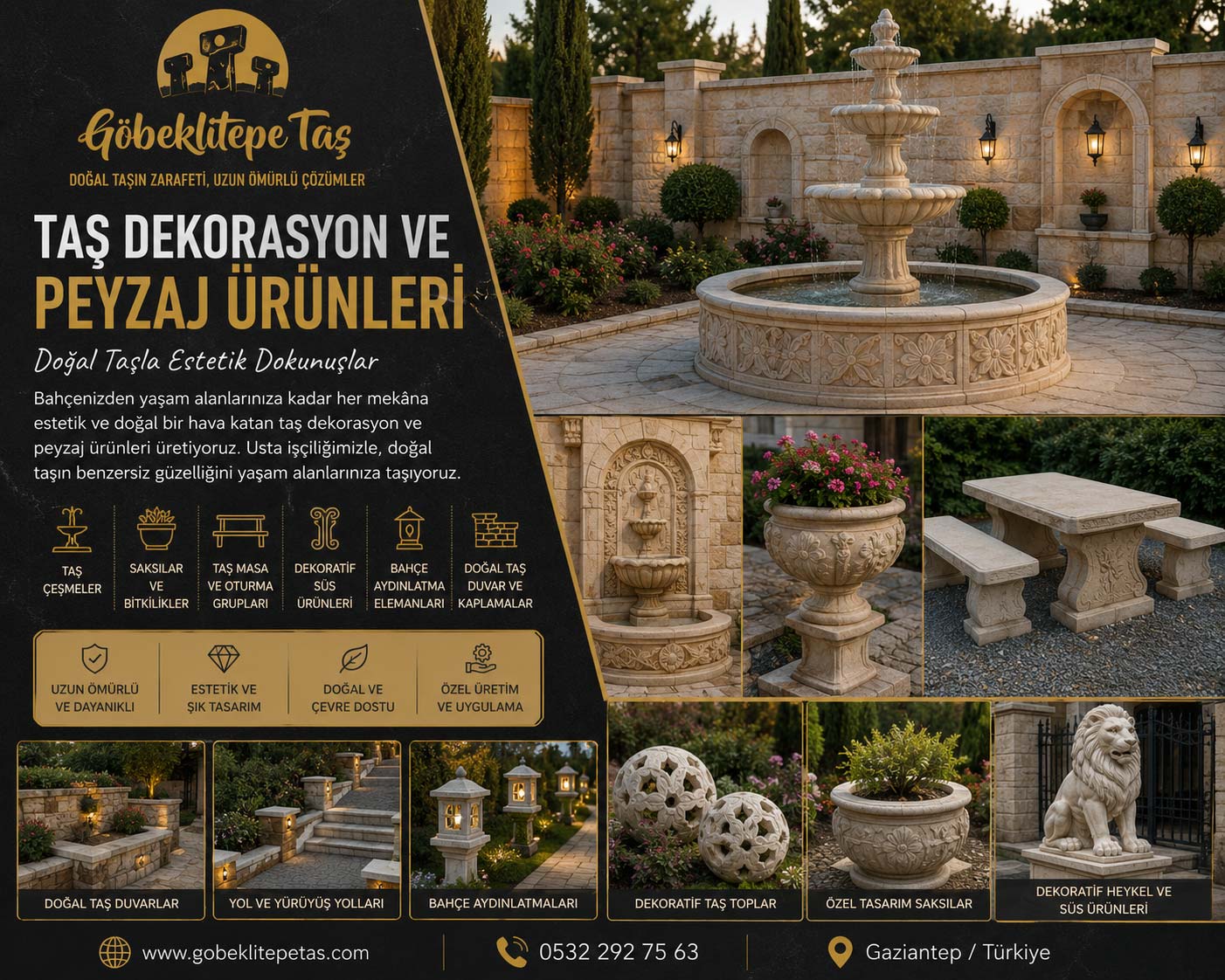 Taş Dekorasyon ve Peyzaj Ürünleri